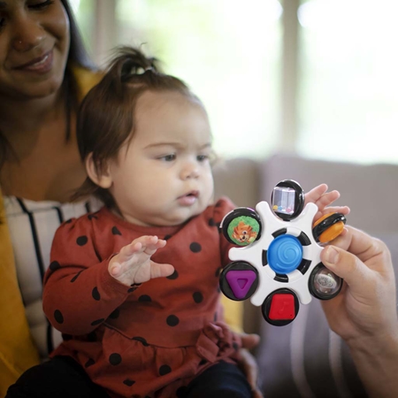 Baby Einstein Curiosity Clutch Twist & Pop activity toy