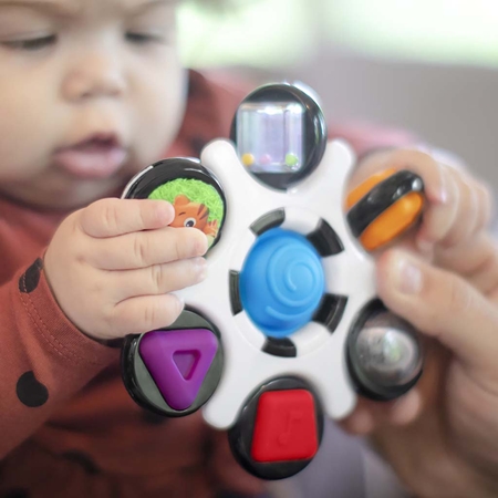 Baby Einstein Curiosity Clutch Twist & Pop activity toy