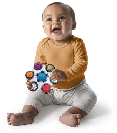 Baby Einstein Curiosity Clutch Twist & Pop activity toy