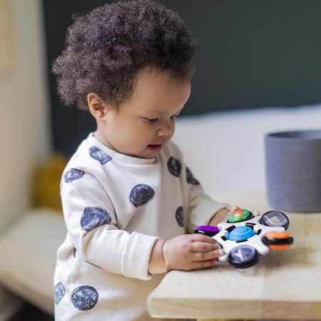 Baby Einstein Curiosity Clutch Twist & Pop activity toy