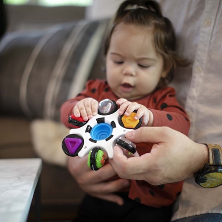Baby Einstein Curiosity Clutch Twist & Pop activity toy