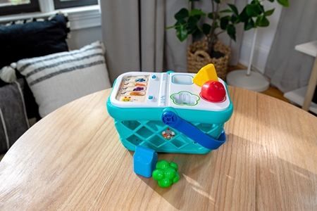 Baby Einstein Hape Magic Touch Shopping Basket activity toy