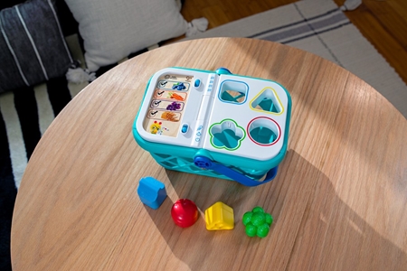 Baby Einstein Hape Magic Touch Shopping Basket activity toy