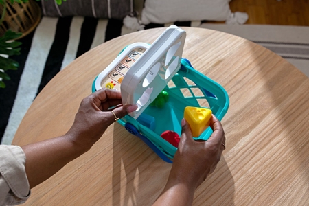 Baby Einstein Hape Magic Touch Shopping Basket activity toy
