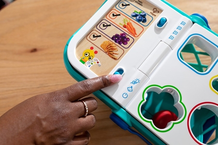 Baby Einstein Hape Magic Touch Shopping Basket activity toy