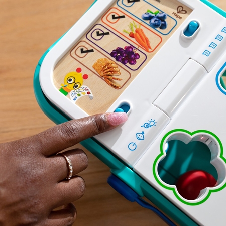 Baby Einstein Hape Magic Touch Shopping Basket activity toy