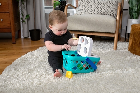 Baby Einstein Hape Magic Touch Shopping Basket activity toy