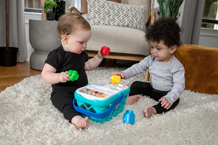Baby Einstein Hape Magic Touch Shopping Basket activity toy