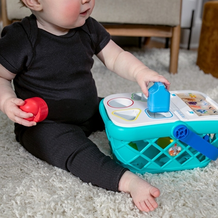 Baby Einstein Hape Magic Touch Shopping Basket activity toy