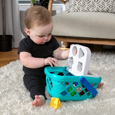 Baby Einstein Hape Magic Touch Shopping Basket activity toy