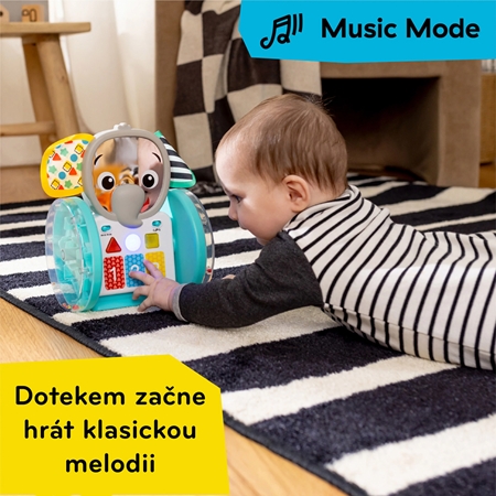 Baby Einstein Chase & Tap Earl Interactive Crawling Toy hudební hračka