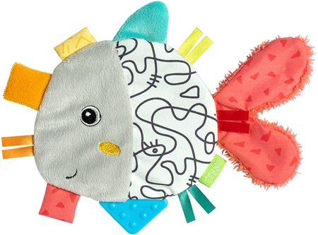 BABY FEHN DoBabyDoo Crinkle Fish grzechotka z gryzakiem