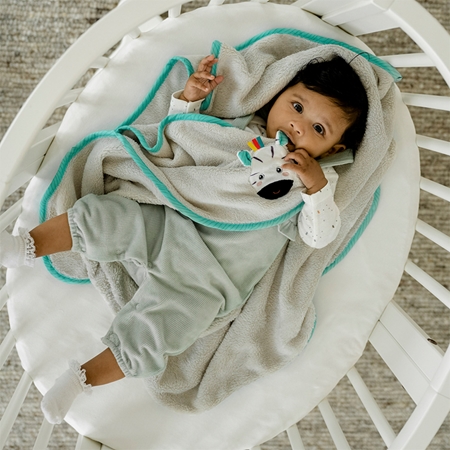BABY FEHN DoBabyDoo Cuddleblanket Zebra manta con mordedor