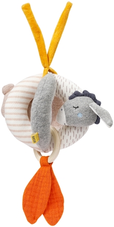 BABY FEHN fehnNATUR Grasping Ball contrast hanging toy