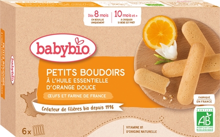 Babybio BIO sladký pomeranč piškoty
