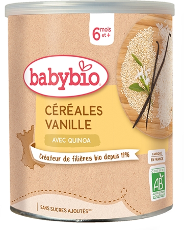 Babybio BIO vanilka nemléčná kaše s vanilkou