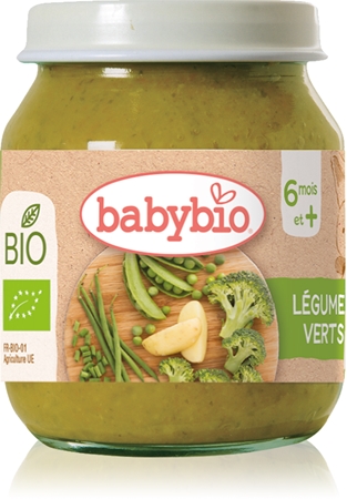 Babybio BIO zelená zelenina dětský příkrm