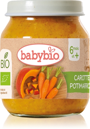 Babybio BIO mrkev a dýně dětský příkrm