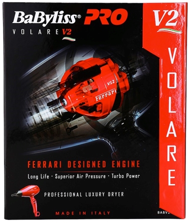 BaByliss PRO Dryers Voltare V2 Ferrari BABV2RE Hair Dryer