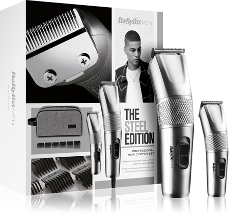 BaByliss Steel Edition 7755PE комплект за мъже