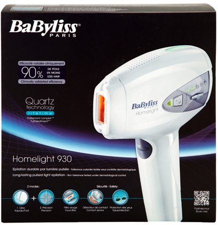 BaByliss Homelight 930 IPL epilátor na obličej a tělo