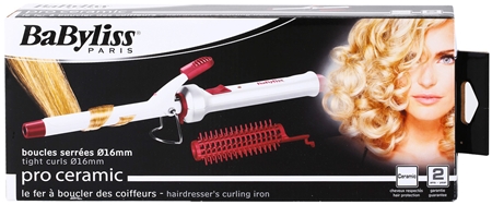 BaByliss Curlers Pro Ceramic 16 mm modelador de cabelo