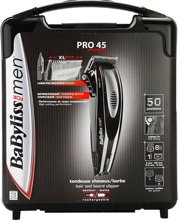 BaByliss For Men Pro 45 Intensive cortador de cabelo e barba