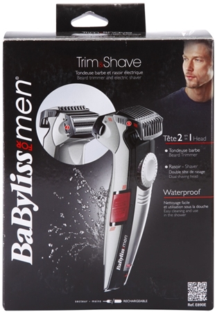 BaByliss For Men Trim and Shave trimmer e rasoio per una rasatura bagnata