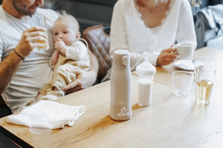 Babymoov Moov & Feed Mineral Beige нагряваща се бутилка