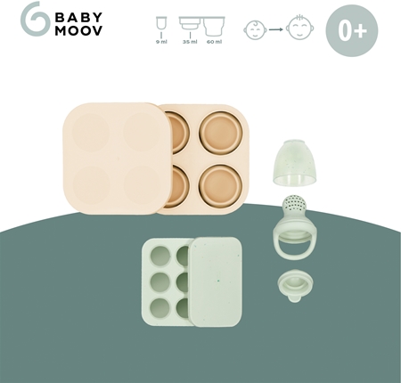 Babymoov Silicone Containers & Feeder Set sada