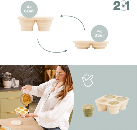 Babymoov Silicone Containers & Feeder Set sada