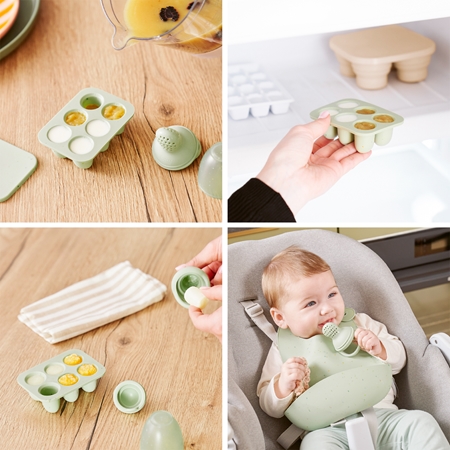 Babymoov Silicone Containers & Feeder Set sada
