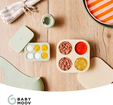 Babymoov Silicone Containers & Feeder Set sada