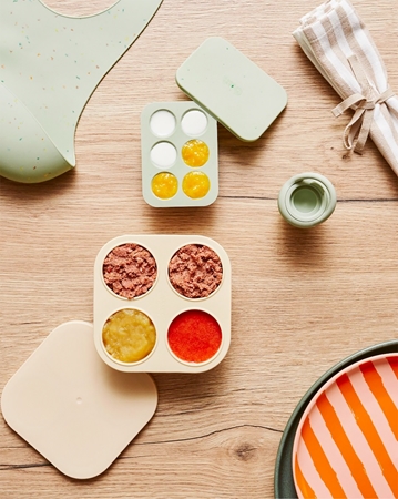 Babymoov Silicone Containers & Feeder Set sada