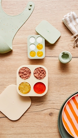 Babymoov Silicone Containers & Feeder Set sada