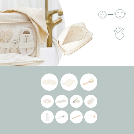Babymoov Toiletry Set set Curl White