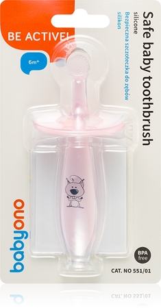 BabyOno Safe Baby Toothbrush zubní kartáček pro děti