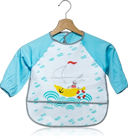 BabyOno Bibs Baby Adventurer нагрудник з довгими рукавами