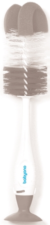 BabyOno Take Care Brush for Bottles and Teats cepillo de limpieza 2 en 1