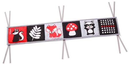 BabyOno Friendly Forest контрастна образователна книжка