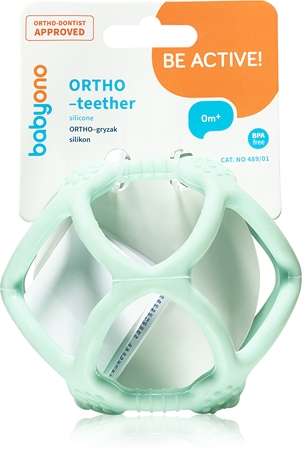 BabyOno Be Active Ortho прорізувач без вмісту бісфенолу А