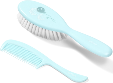 BabyOno Take Care Hairbrush and Comb II Set Mint (für Kinder ab der Geburt)