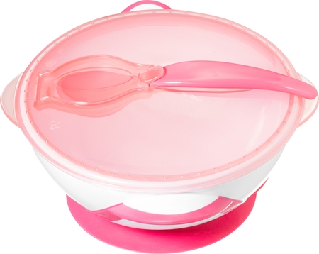 BabyOno Be Active Suction Bowl with Spoon Geschirrset für Kinder