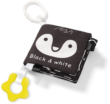 BabyOno Have Fun Black&White контрастна розвивальна книжка