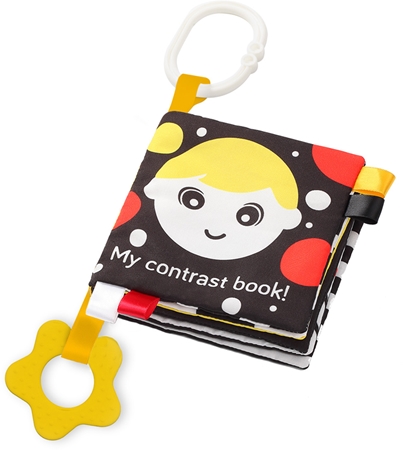 BabyOno Have Fun My Contrast Book kontrasztos fejlesztő könyv
