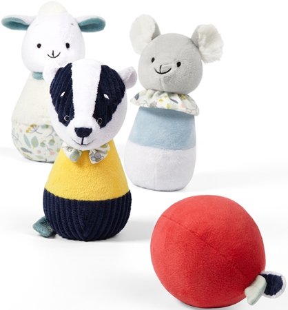 Plush bowling best sale set