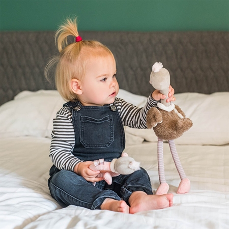 BabyOno Have Fun Ostrich McKnox Family stuffed toy