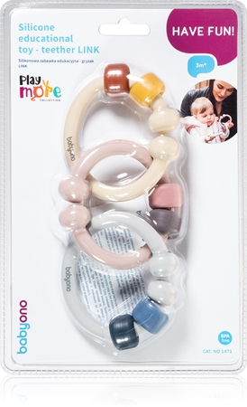 BabyOno Be Active Silicone Educational Toy прорізувач