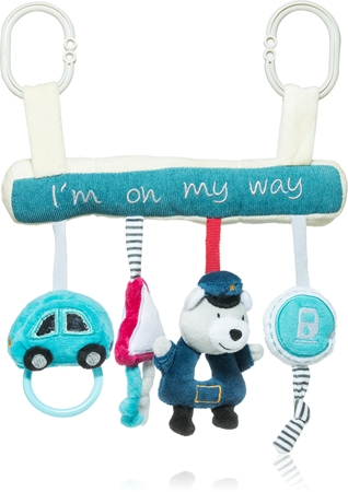 BabyOno Have Fun Educational Pram Hanging Toy móvil para bebé en colores de alto contraste