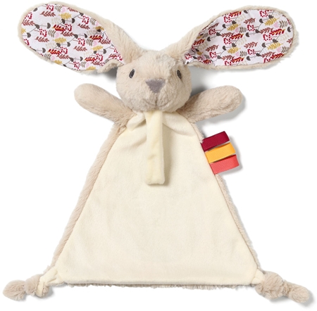 BabyOno Have Fun Cuddly Toy with a Dummy Holder plüss játék csattal